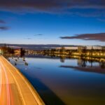 heidelberg, night, reflexion